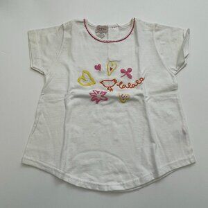 Confetti Cotton Girls Shirt Made in France Size 4